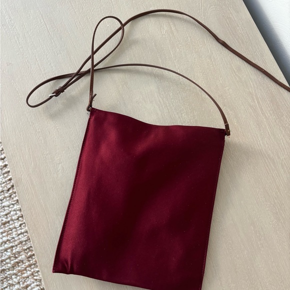 The Row Burgundy Silk Medicine Pouch - Picture 5 of 11